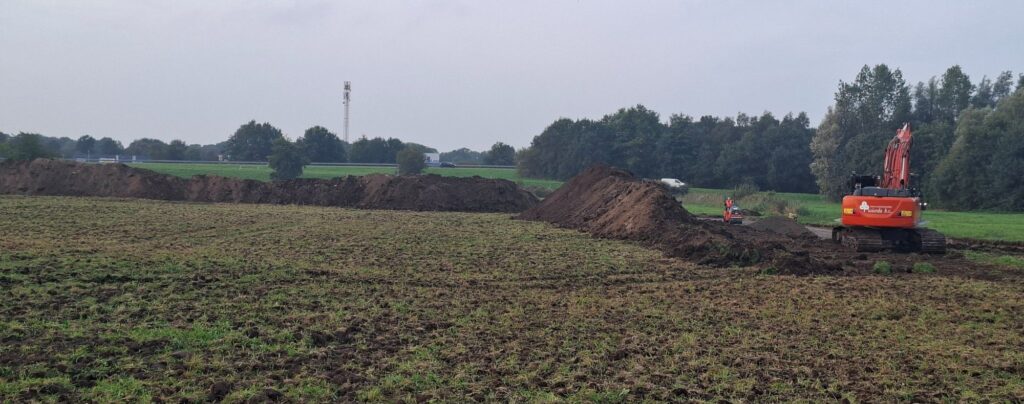 Start bouwrijp maken kavels Plataanhof